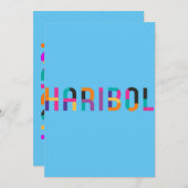 Haribol Nitai Gaur Kaart (Voorkant / Achterkant)