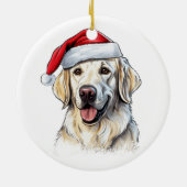 Harig en Helder - Kerstmis Keramisch Ornament (Achterkant)