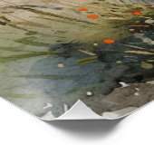 Harig Gezicht: Een beetje speelse Bunny Perfect Poster (Hoek)