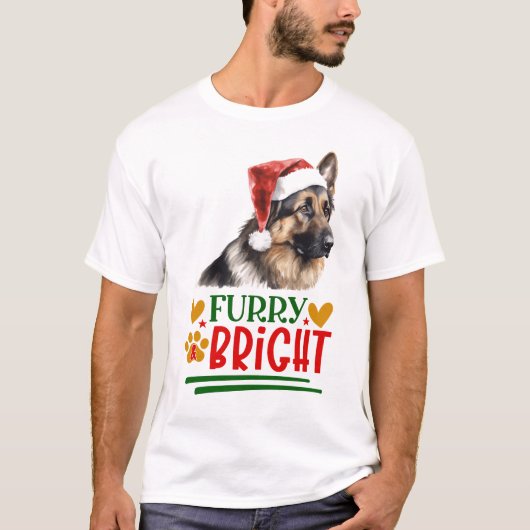 Harig & Helder Duits Herder T-shirt (Voorkant)