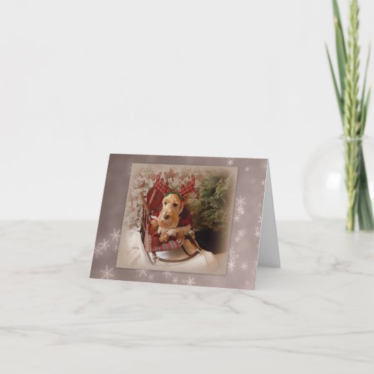 Harig & Helder Hoeidag Feestdagen Kaart (Voorkant)