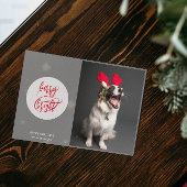 Harig & Helder | Naam & Foto op maat | Gelukkig Feestdagenkaart