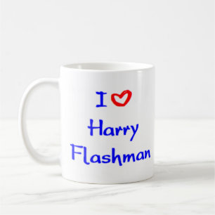 harige flashman koffiemok