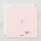 harige liefde kat koppel zijn mijn Valentijnsdag Feestdagenkaart (Achterkant)