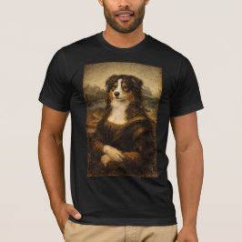 Harige Mona Lisa T-shirt