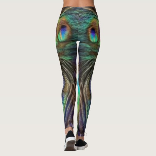 Harige mot leggings (Achterkant)