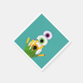 Harige ogen  servet (Hoek)