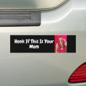 harige stijlen is mijn moeder bumpersticker (Op auto)