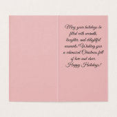 Harige tijding van vreugde! kaart (Binnenkant ongevouwen)