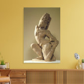 Harihara danst in de alidha pose, Prathara dyna Canvas Afdruk (Insitu (Woonkamer))