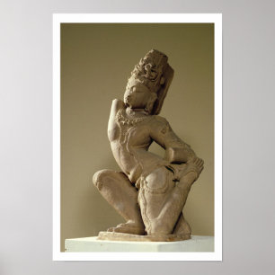 Harihara danst in de alidha pose, Prathara dyna Poster