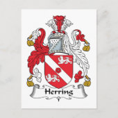 Haring Family Crest Briefkaart (Voorkant)