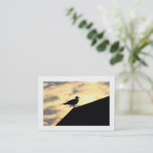 Haring Gull Sunset (Bordant) Visitekaartje (Staand voorkant)