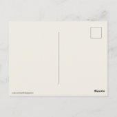 Haring meeuw P1046 Briefkaart (Achterkant)