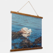 Haring meeuw P1046 Hangend Wandkleed (Gebogen)