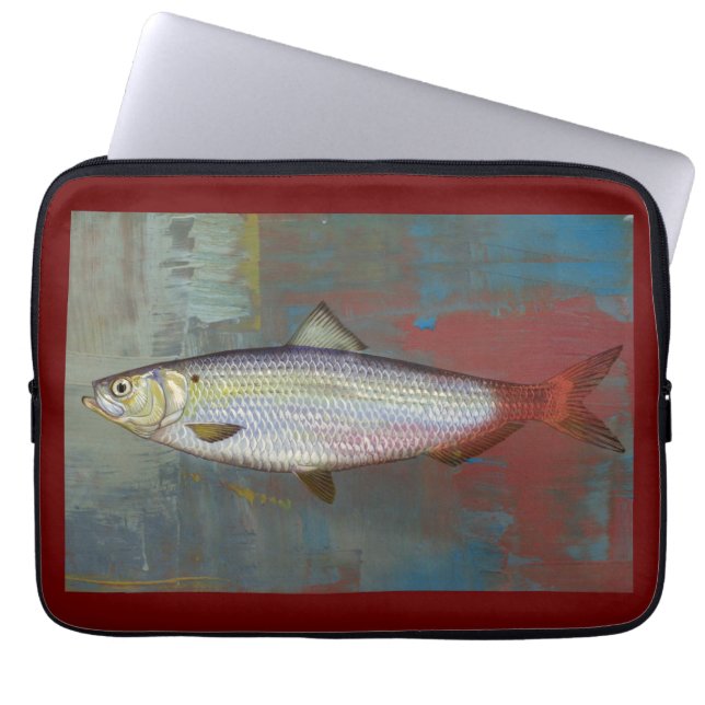 Haring Vis Laptop Sleeve (Voorkant)