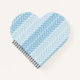 HaringBone Chic Blue Notitieboek