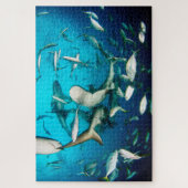 Haringhaai, 20 x 30 inch onder water legpuzzel (Verticaal)
