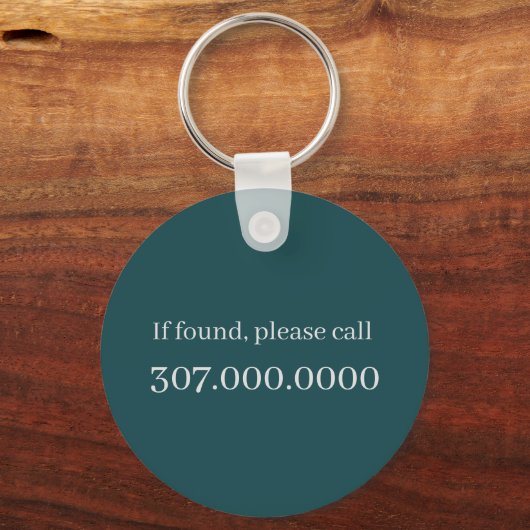 Haringhaaienretro Sunset Sleutelhanger (Achterkant)