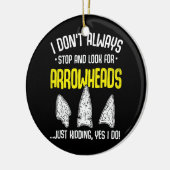 Haringklap voor het verzamelen van plintknapping keramisch ornament (Links)