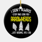 Haringklap voor het verzamelen van plintknapping keramisch ornament (Achterkant)