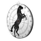 Haringpaard Silhouette Dartbord (Voorkant Rechts)
