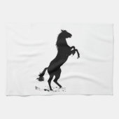 Haringpaard Silhouette Theedoek (Horizontaal)