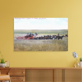 Haringschenkel Canvas Afdruk (Insitu (Woonkamer))