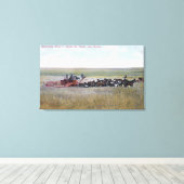 Haringschenkel Canvas Afdruk (Insitu (Houten vloer))