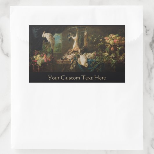 Haringstokken Rechthoekige Sticker (Tas)