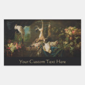 Haringstokken Rechthoekige Sticker (Voorkant)