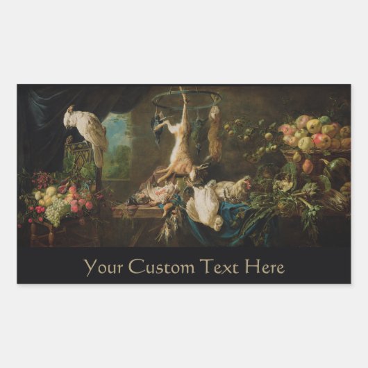 Haringstokken Rechthoekige Sticker (Voorkant)