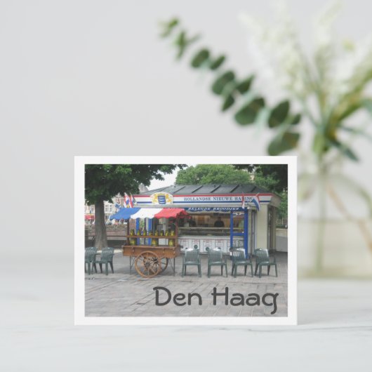 Haringverkoper Briefkaart (Staand voorkant)