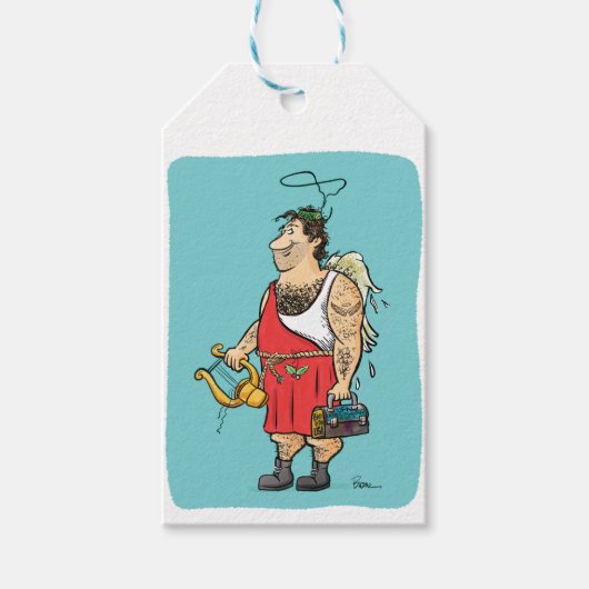 Hark de Harige Engel Gift Label Cadeaulabel (Voorkant)