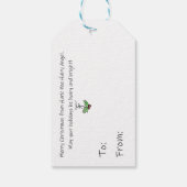 Hark de Harige Engel Gift Label Cadeaulabel (Achterkant)