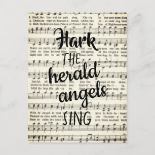 Hark, de Herald Angels Sing Briefkaart