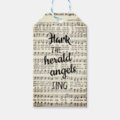 Hark, de Herald Angels Sing Cadeaulabel (Voorkant)