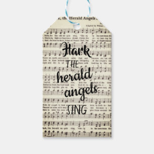 Hark, de Herald Angels Sing Cadeaulabel