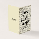 Hark, de Herald Angels Sing Kaart (Buitenkant)