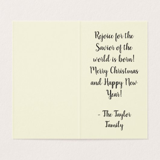 Hark, de Herald Angels Sing Kaart (Binnenkant ongevouwen)