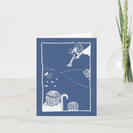 Hark, de Herald Angels Sing-kerstkaart Kaart