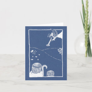 Hark, de Herald Angels Sing-kerstkaart Kaart