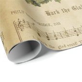  Hark het Manuscript van de Kerstak van het Geluid Cadeaupapier (Rol Hoek)