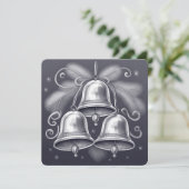 Hark, hoe de klokken: een minimalistische Kaart (Staand voorkant)