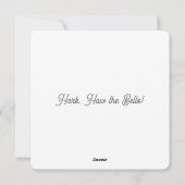 Hark, hoe de klokken: een minimalistische Kaart (Achterkant)