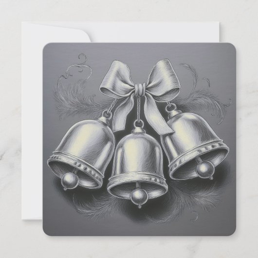 Hark, hoe de klokken: een minimalistische Kaart (Voorkant)