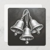 Hark, hoe de klokken: een minimalistische Kaart (Voorkant / Achterkant)