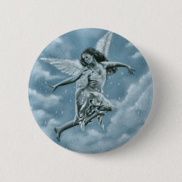 Hark kerstangel Button