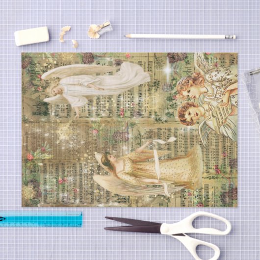 Hark the Angels Tissuepapier (Craft)