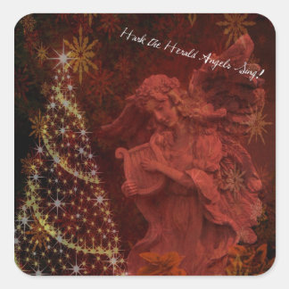 Hark the Harold Angels Sing-Sticker Vierkante Sticker